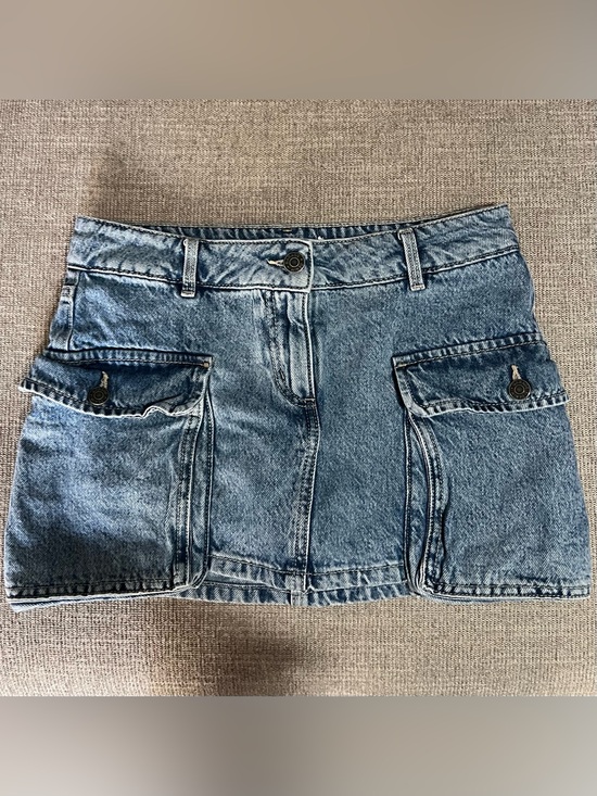 Garage Dresses & Skirts - Garage Cargo Denim Mini Skirt